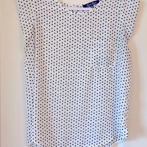 Alice blue lightweight cap sleeve top